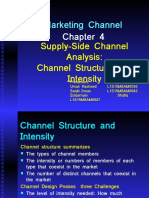 Marketing Channel - Ch-4 - Channel Structure and Intensity