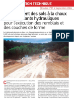 r89 Le Traitement Des Sols A La Chaux Et Aux Liant Hydrauliques