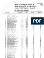 Individual Results After Session V