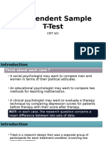 Independent Sample T-Test