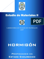 Clase. HORMIGON. Propiedades Estado Endurecido (2014)