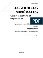 Ressources Mineralogique Origine Nature Et Exploitation