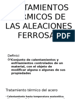 Tratamientos Termicos de Las Aleaciones Ferrosas