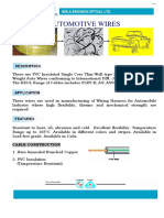 Automotive Wires - Sizes