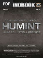 (U-FOUO) U.S. Army Commanders Guide To Human Intelligence (HUMINT) PDF