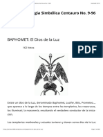 BAPHOMET - El Dios de La Luz - Respetable Logia Simbólica Centauro No. 9-96