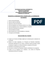 Normas para El Informe Final de Pasantias