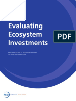 Evaluating Ecosystem Investments