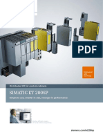 Simatic Et 200Sp: Distributed I/O For Control Cabinets