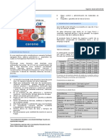 FT Concolor Junta Estrecha 080416 Technical Sheet 993051001