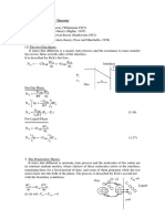 Mass Transfer Theories