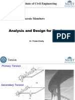 Analysis and Design For Torsion