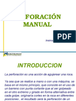 Perforación Manual - Descripcion