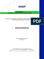 Reglamento Registro Contratistas Particulares