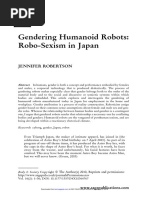 Gendering Humanoid Robots: Robo-Sexism in Japan