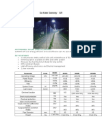 Tech Specs Su Kam Solar Street Light