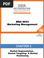 Mba 6033 Marketing Management Chapter 3