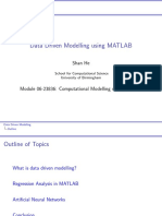 Data Driven Modelling Using MATLAB