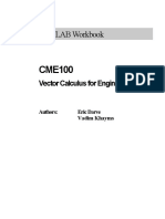 Cme100 Matlab Workbook 