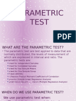 Parametric Test