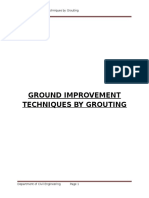 Ground Improvement Techniques by Grouting A.I.T.Chikmagalur