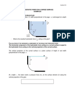 2.6 Pressure Force On Curved Surface - Example