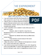 Documents - Tips Soyabean Milk Project Class 12