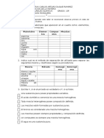 Clasificacion de La Materia Taller