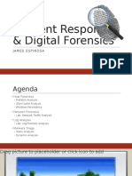 Incident Response and Digital Forensics