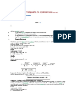 Ejercicios de Investigación de Operaciones