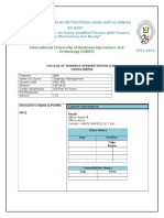 MGT 403 - Course Outline