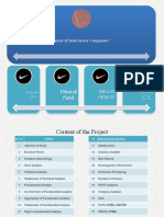 Fundamental Analysys of Steel Sector Companies