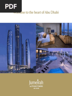 Jumeirah at Etihad Towers Fact Sheet 1