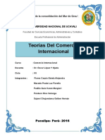 Trabajo de Teorias Del Comercio Internacional