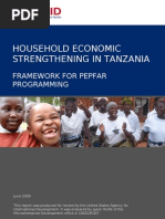 Household Economic Strengthening in Tanzania: Framework For PEPFAR Programming