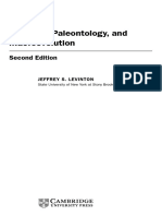 Paleontology and Macroevolution 2nd Ed - J. Levinson (Cambridge) WW PDF