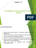 E-Commerce: Digital Markets, Digital Goods