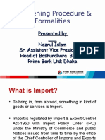 LC Opening Procedure & Formalities