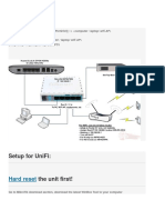 Setup UNIFI Mikrotik