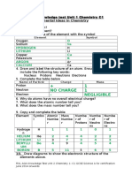 Pixl Knowledge Test Answers - Aqa c1 Core Science - Legacy 2016 and 2017