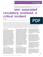 Transfusion Associated Circulatory Overload Taco Emma Goodhall