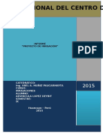 INFORME - TPS - DISEÑO DE ESTRUCTURAS HIDRAÚLICAS - Irrigaciones