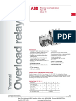 Type TA Class 10: Thermal Overload Relays