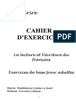 Cahier D'exercices Français PDF