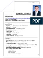 Curriculum Vitae: Mahmoud Farouk / HSE Supervisor. C V