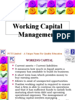 Working Capital Management