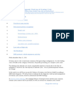 Diagnostic Work Up of Ovarian Cysts