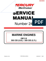 Mercruiser Service Manual GM V6 4.3 Complete