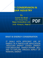 Energy Conservation in Sugar Industry1