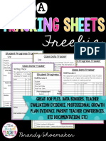 Data Tracking Sheets